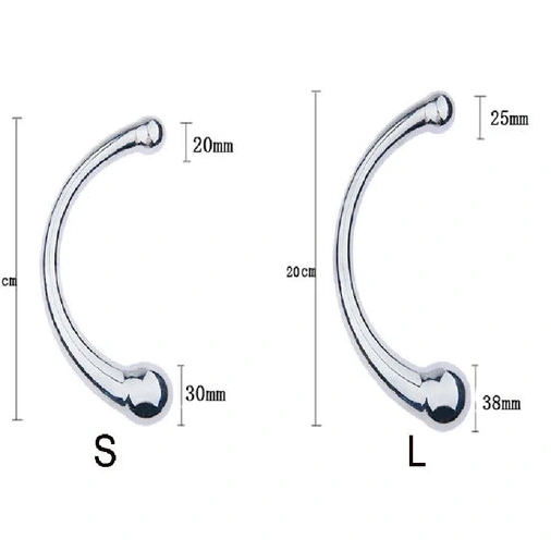 Double Ended 5858 Steel Stainless Hook Anal Elegant 0821